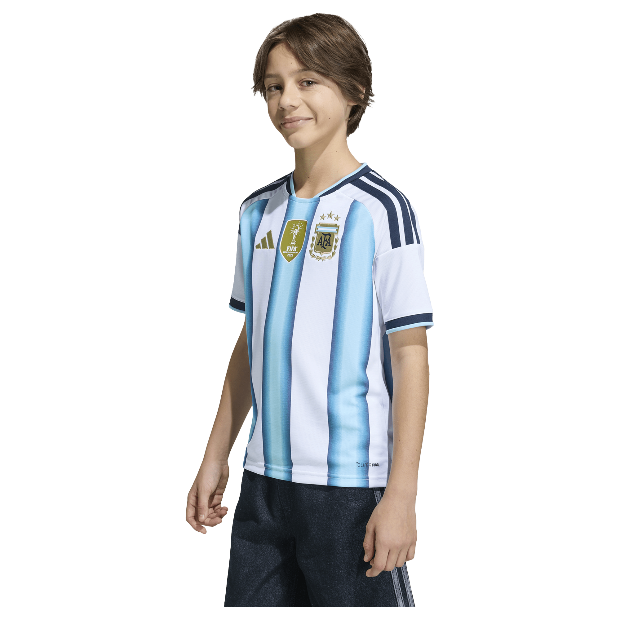 Youth 26 Argentina AFA Home Replica Jersey alternate view