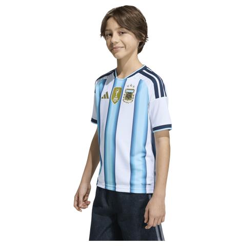 Youth 26 Argentina AFA Home Replica Jersey
