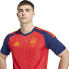 Men's Spain 26 Home Replica Jersey Front Logos
