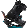 Jones Snowboards Mercury Fase in Blue Art with boot stepping in