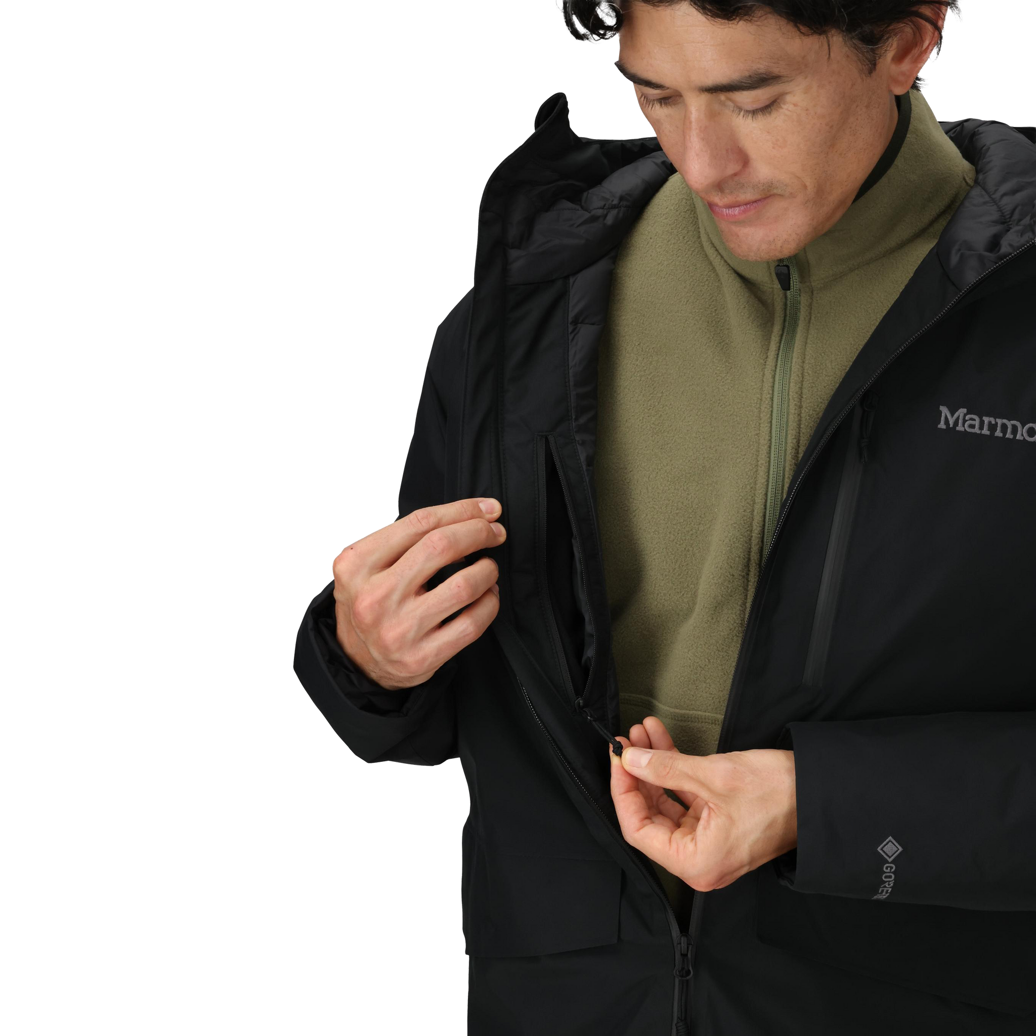 MAMMUT GORE-TEX オールウェザージャケット Ｌ　ブラック Obelisk Gore-Tex HS Thermo Coat Men | Mammut