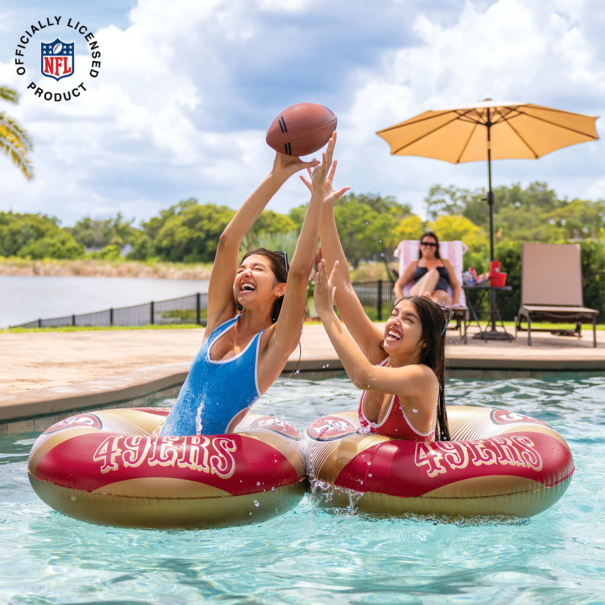 San Francisco 49ers Ring Pool Float alternate view