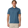 Mountain Hardwear Men's Low Exposure Polo in Moon Blue