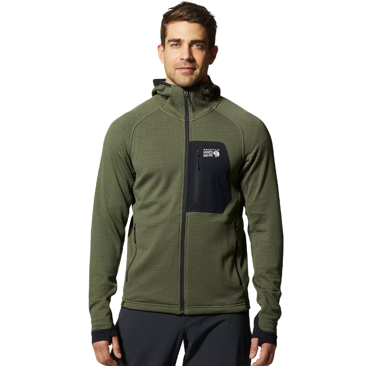 Men's Polartec Power Grid Full Zip Hoody alternate view