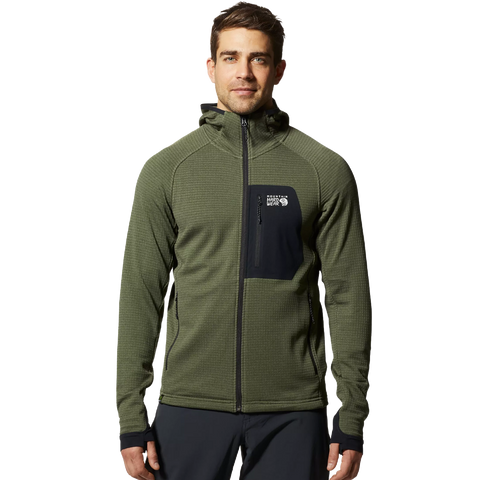 Men's Polartec Power Grid Full Zip Hoody