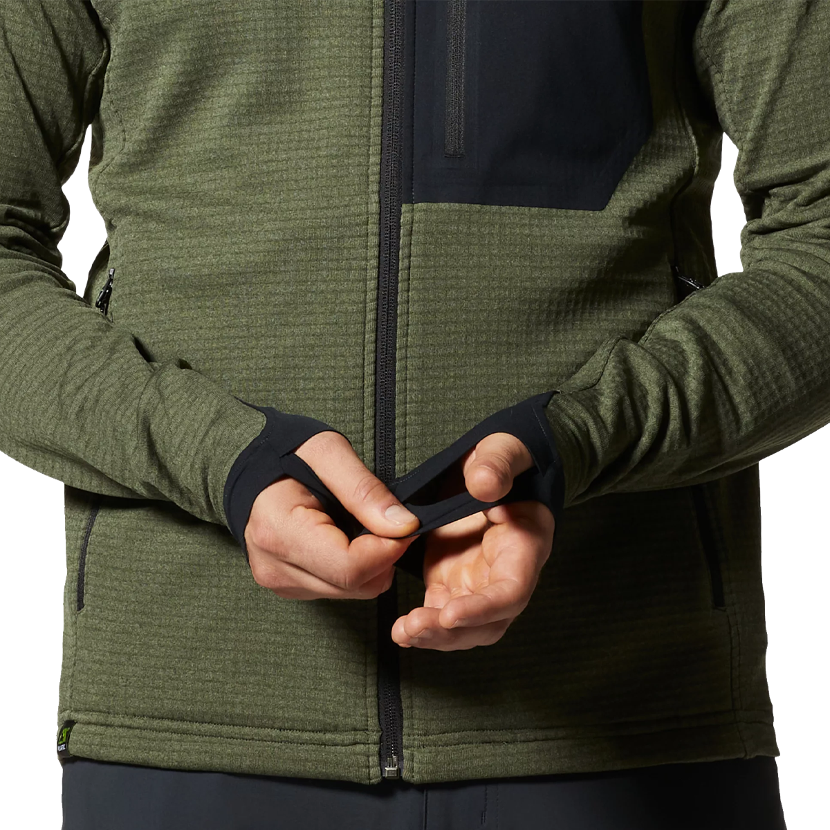 Men's Polartec Power Grid Full Zip Hoody alternate view