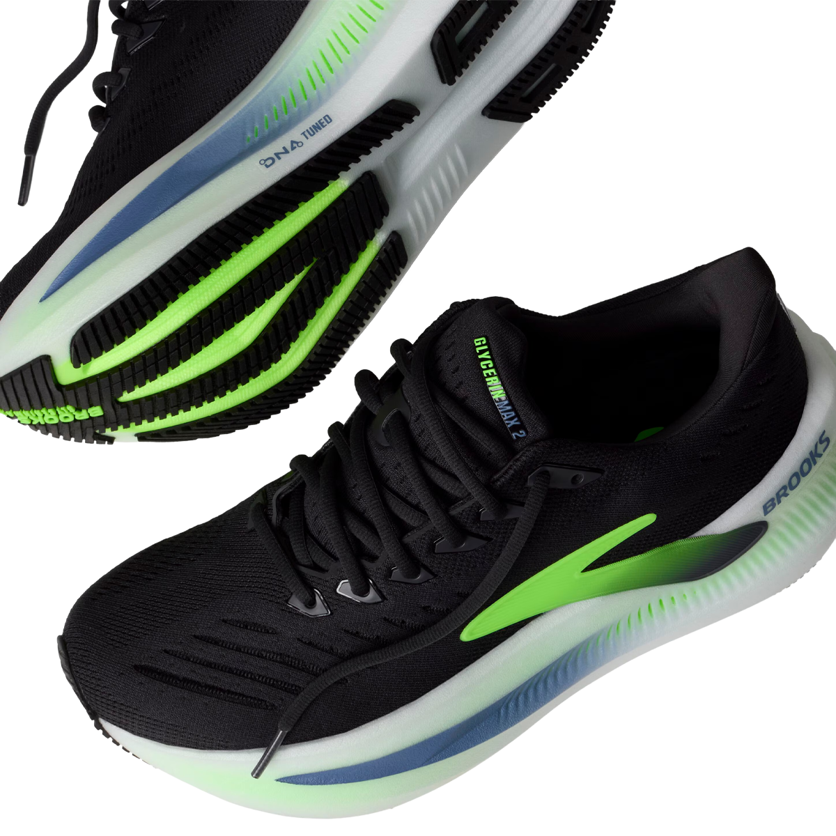 Brooks Glycerin Max Men’s Walking Marathon Running Training Shoes Sneakers - 12 Brooks Men main image 3