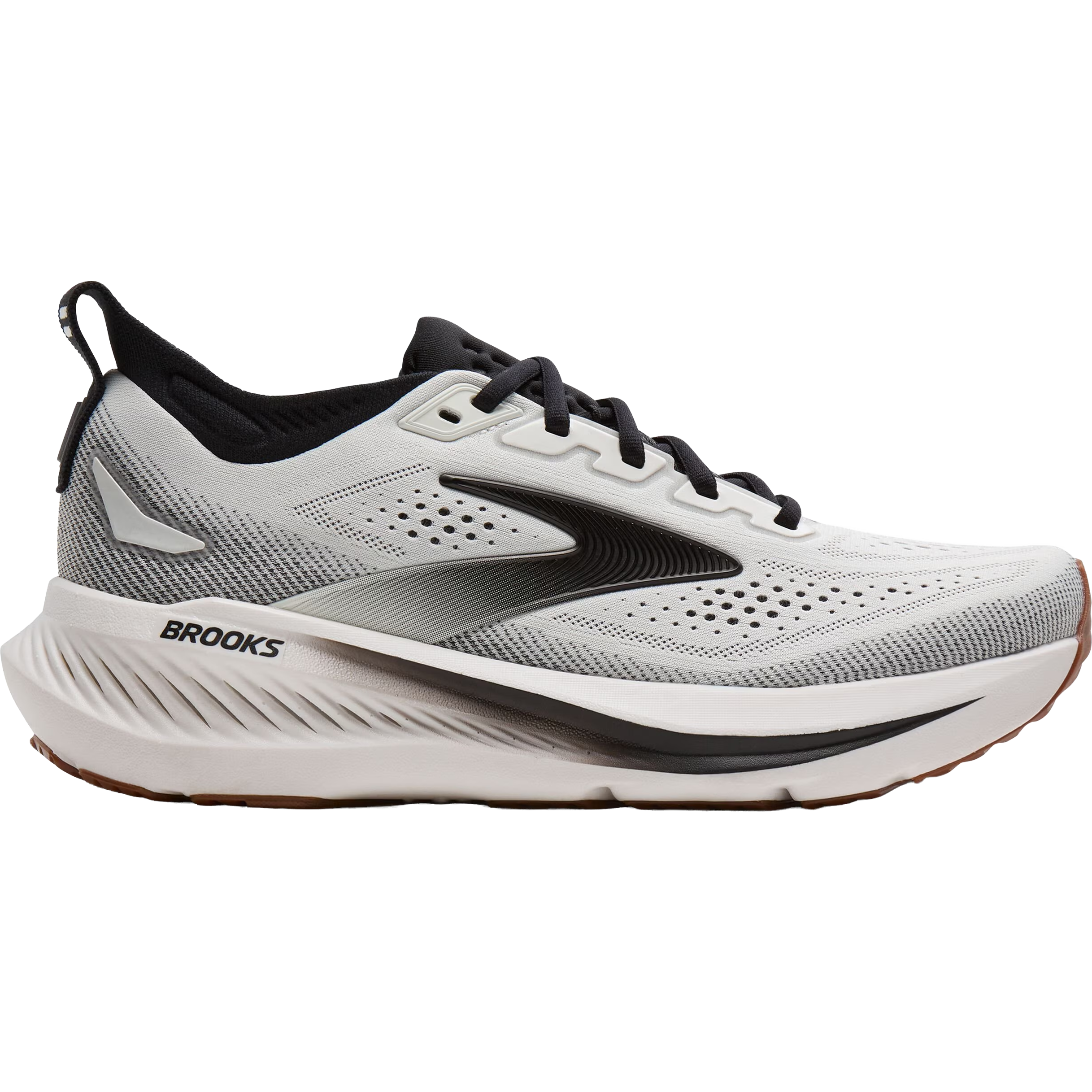 Brooks Glycerin 23 Men’s Running Shoes Size 8 WIDE Grey/Blackened Pearl Glycerin 23 | Brooks Footwear | Playmakers main image 2