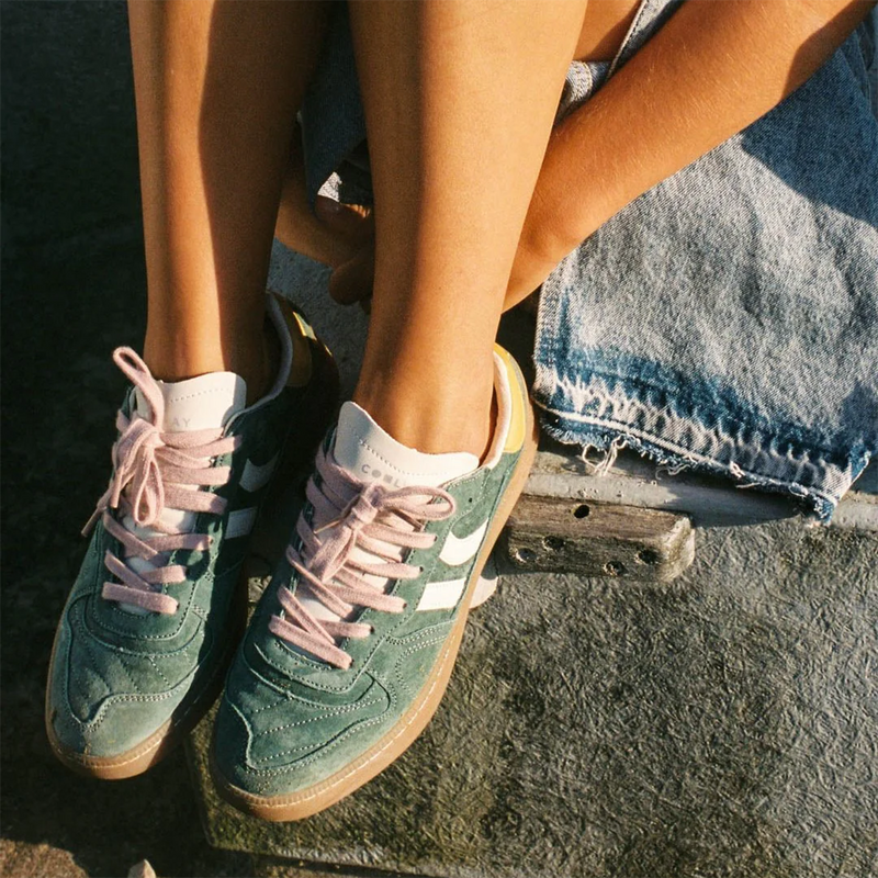 Women's Goal, Coolways Women's Goal in Green Land on model