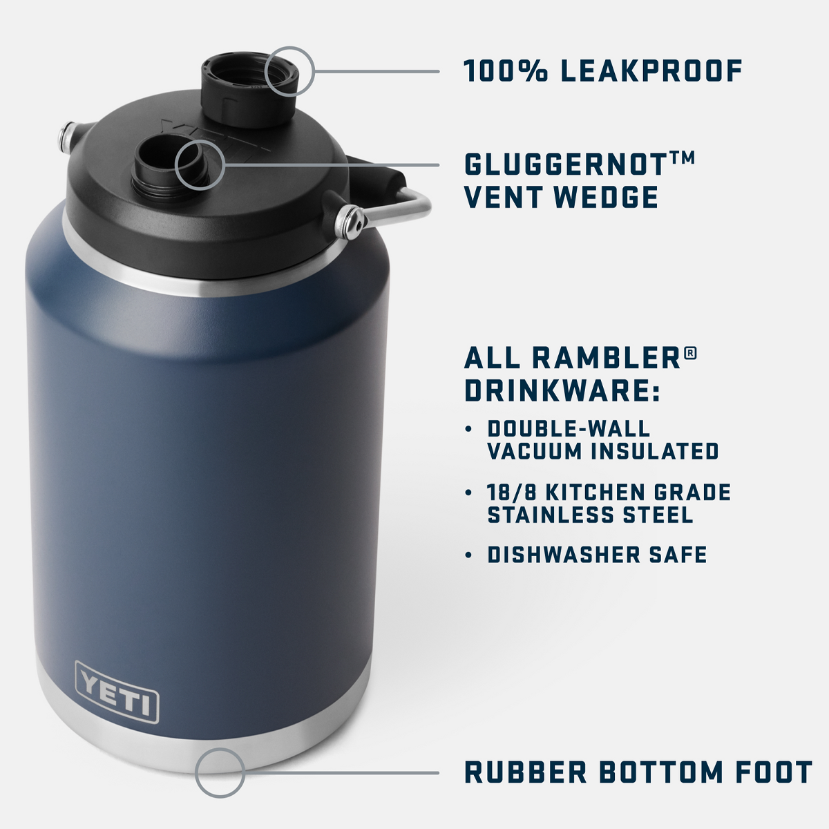 Rambler One Gallon Jug 2.0 alternate view