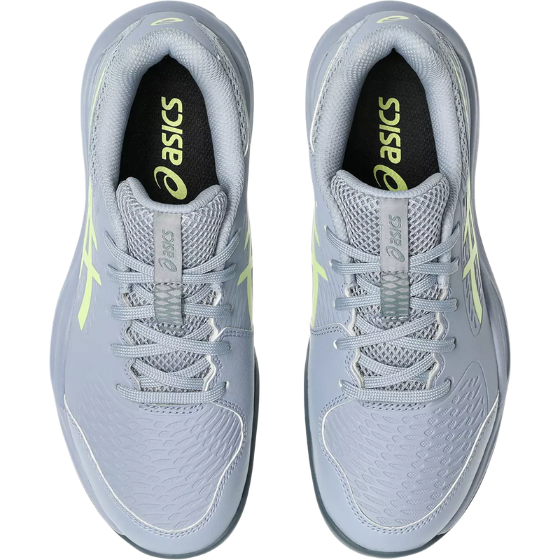 Youth Gel-Resolution X Grade School, Asics Youth Gel-Resolution X Grade School in 402-Grey Blue/Pistachio pair top
