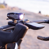 NiteRider Aero Handlebar Mount Lumina/Mako series on handlebar with Lumina 650