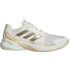Adidas Women's Crazyflight 6 in Off White/Gold Metallic/Crystal Sand