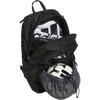 Adidas Stadium Ball Bag in Black/White unzipped