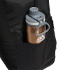 Adidas Stadium Ball Bag in Black/White with water bottle 