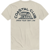 Jetty Men's Coastal Club Tee in Dust