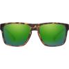 Suncloud Rambler in Matte Tortoise/Polarized Green Mirror front
