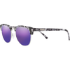 Suncloud Step Out in Matte Ice Tortoise / Silver + Polarized Purple Mirror