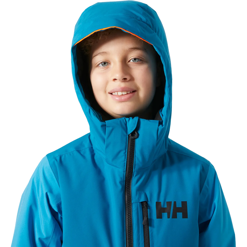 Youth Elevate Jacket, Helly Hansen Youth Elevate Jacket Front Hood