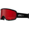 Giro Cruz in Black Stacked + Amber Scarlet