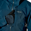 Rab Men's Khroma Diffuse GTX Jacket in TMB Tempest Blue front pocket