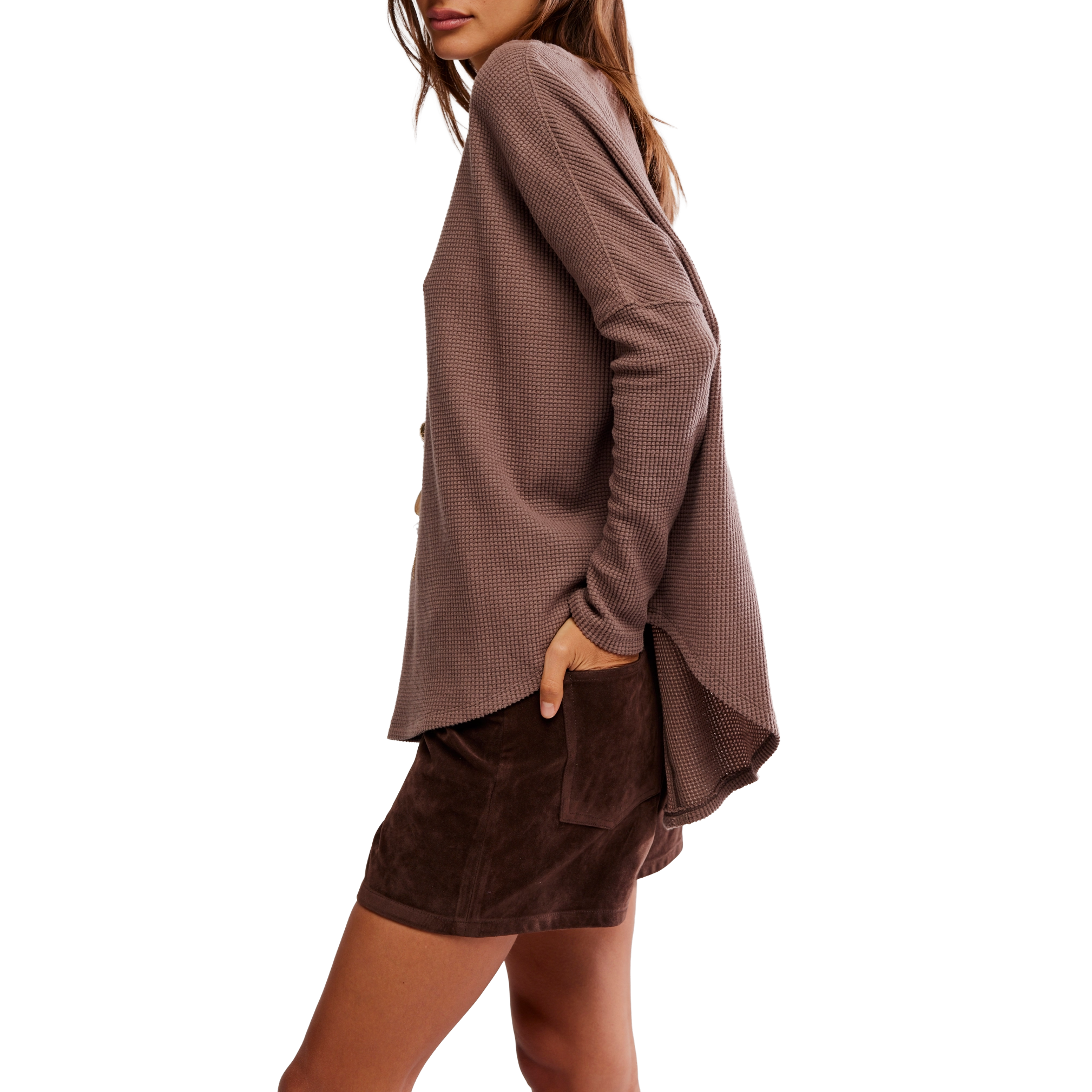 Women's Latte Blues Thermal Sold alternate view