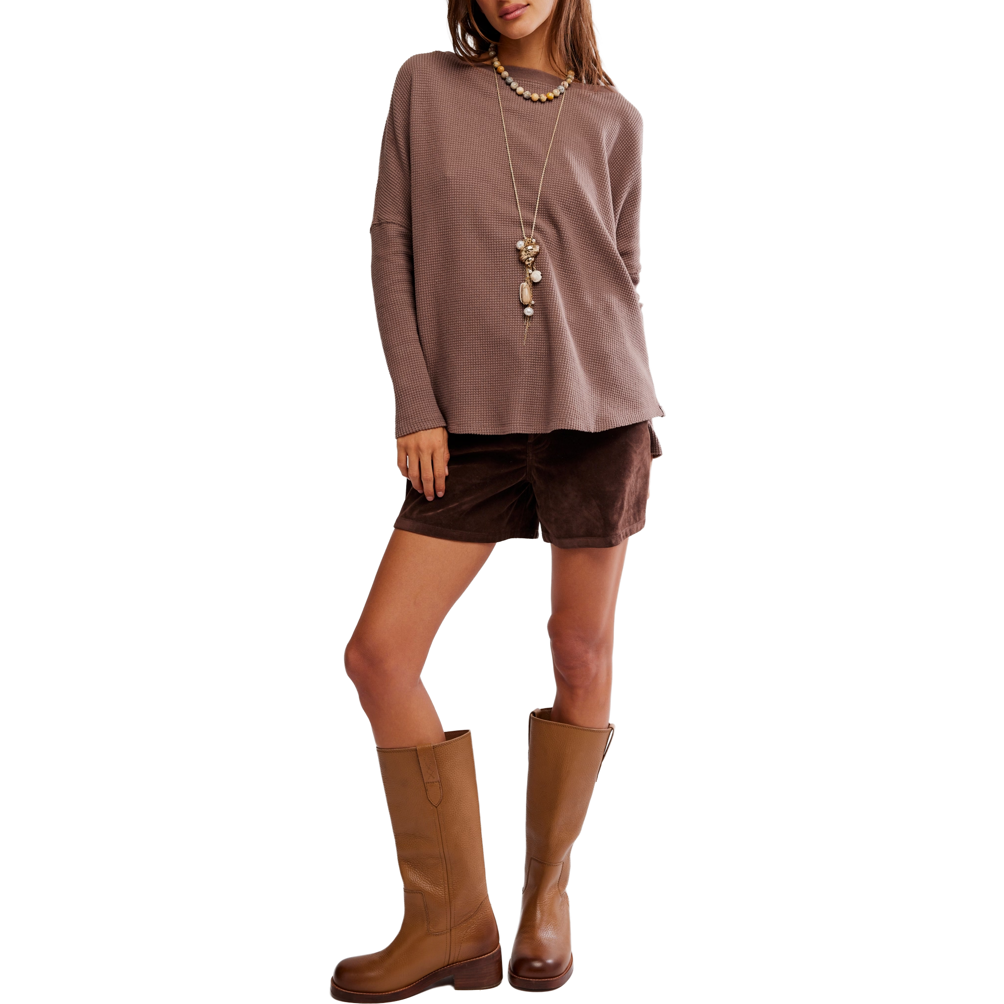 Women's Latte Blues Thermal Sold alternate view