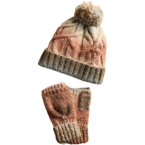 Women's Rainbow Run Hat + Gloves