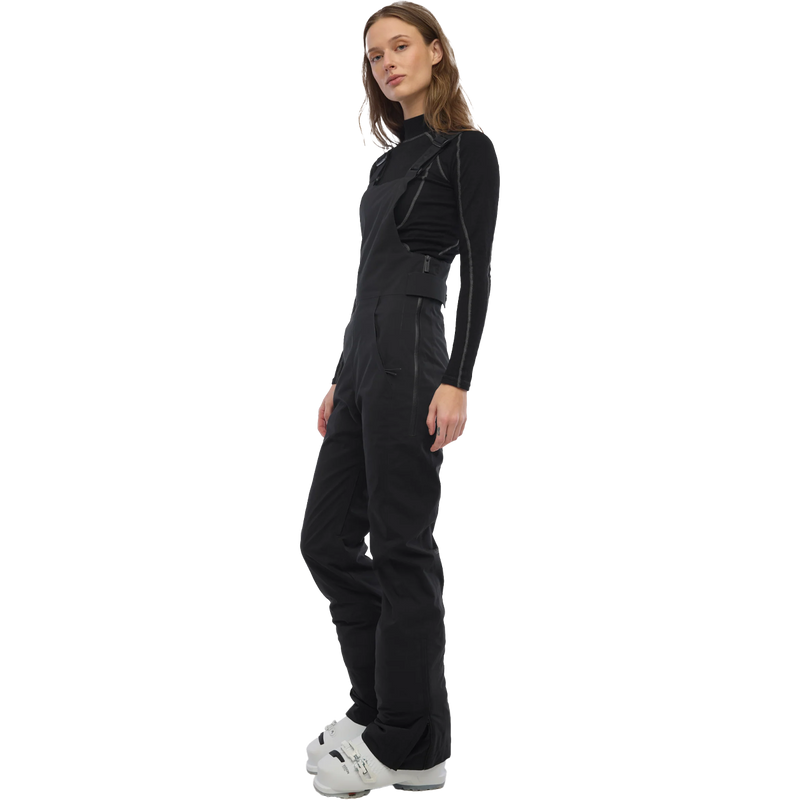 Women's Carson Bib Pant, Halfdays Women's Carson Bib Pant 3/4 Front
