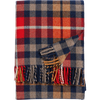 Pendleton Fireside Throw in Hickory Navy Rust folded