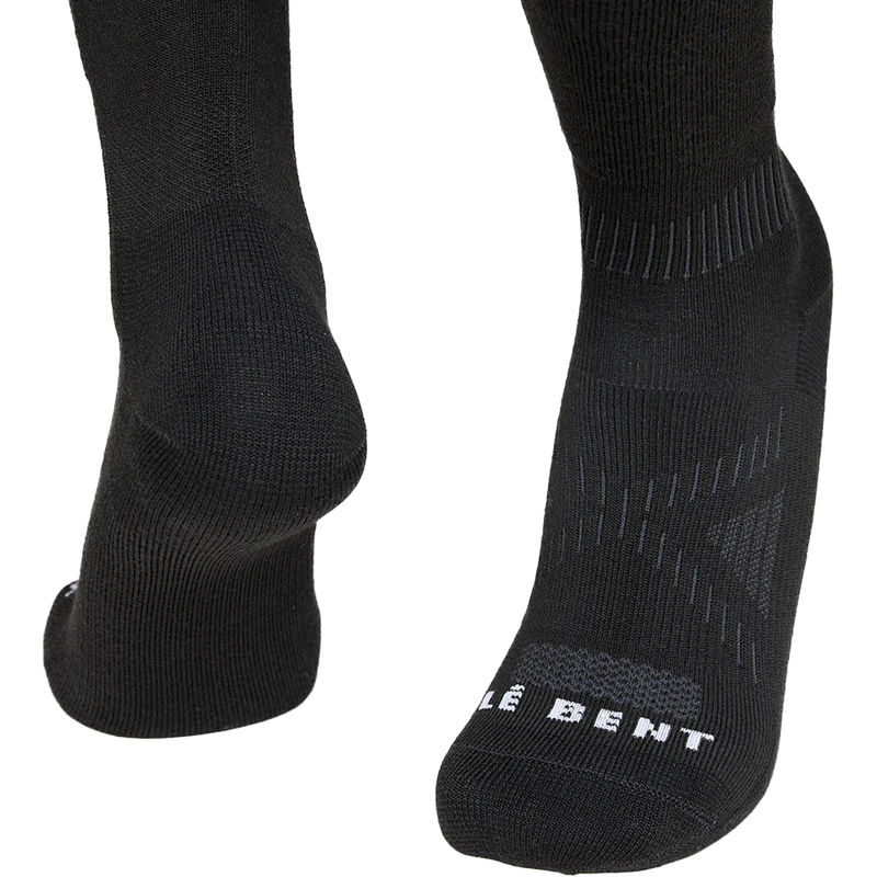 Full Cushion Merino Logo Snow Sock, Le Bent Full Cushion Merino Logo Snow Sock toe and heel