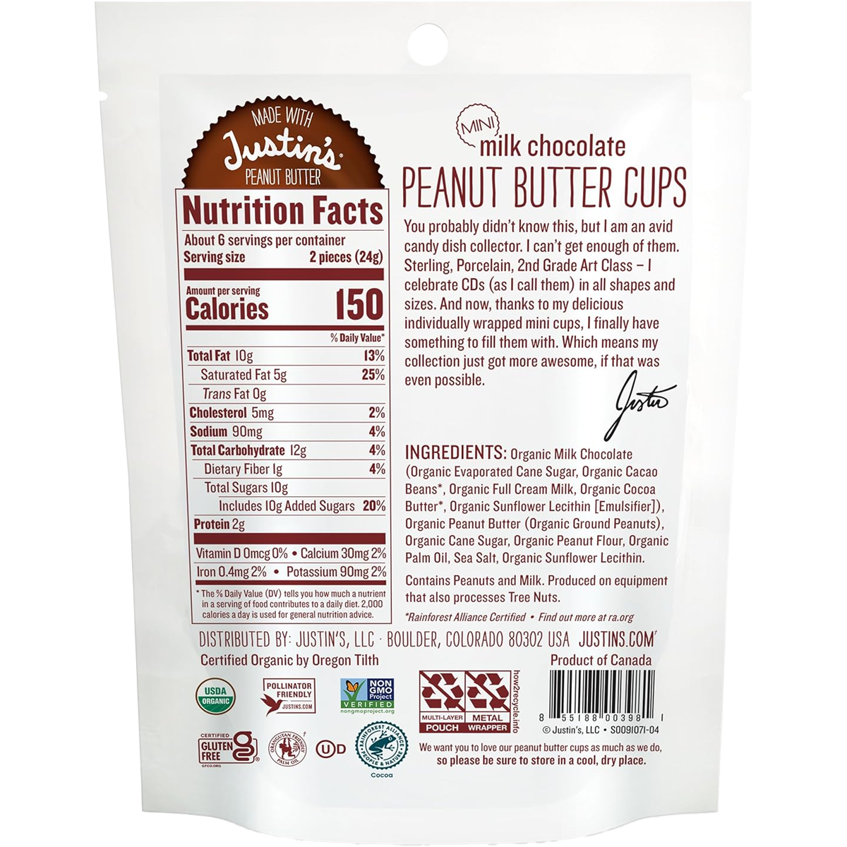 Mini Chocolate Peanut Butter Cups alternate view