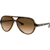 Ray Ban Cats 5000 - Light Havana/Light Brown Grad front left
