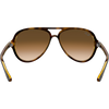 Ray Ban Cats 5000 - Light Havana/Light Brown Grad back