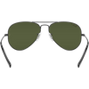 Ray Ban Aviator Classic - Gunmetal/G-15 Green back