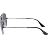 Aviator - Gunmetal/Blue Grey Polarized left