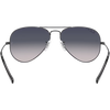 Aviator - Gunmetal/Blue Grey Polarized back