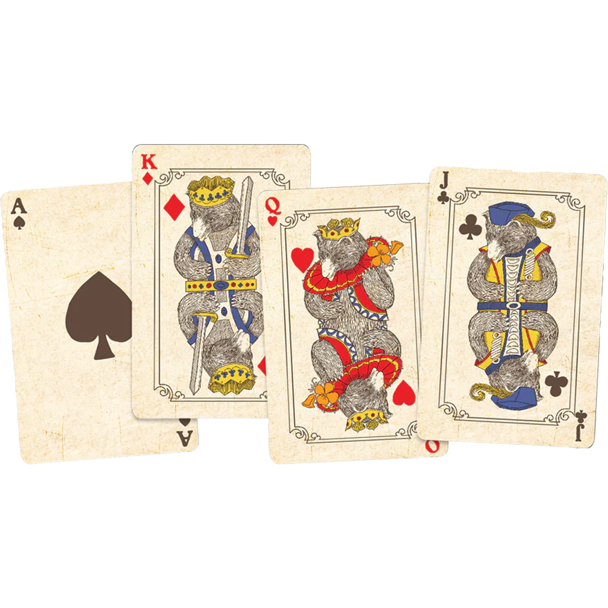 CA Bear Hug Playing Cards alternate view