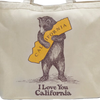 Surf Bear Beach Bag Oversized Tote Graphic