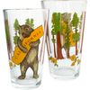 SF Mercantile California Bear Hug Pint Glass Front and Back