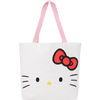 ALOHA Collection Kitty Face Reversible Tote in Black/White
