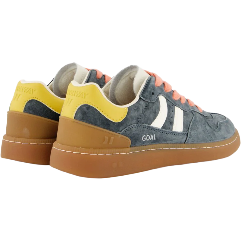 Women's Goal, Coolway Women's Goal in JEA Indigo Blue pair back right