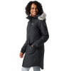 Coumbia Women's Suttle Mountain Long Insulated Jacket 010-Black left