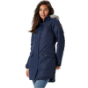 Coumbia Women's Suttle Mountain Long Insulated Jacket 472-Dark Nocturnal