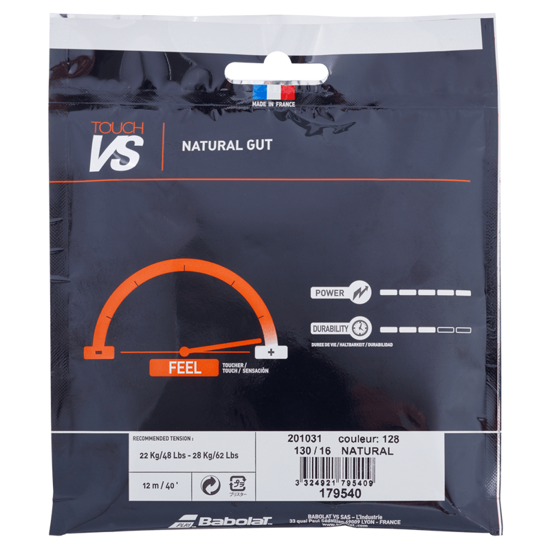 Touch VS 16G Natural Gut String, Babolat Touch VS 16G Natural Gut String