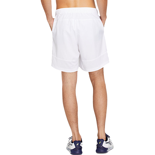 Men's Club M 7" Short, Asics Men's Club M 7" Short White/Brilliant White
