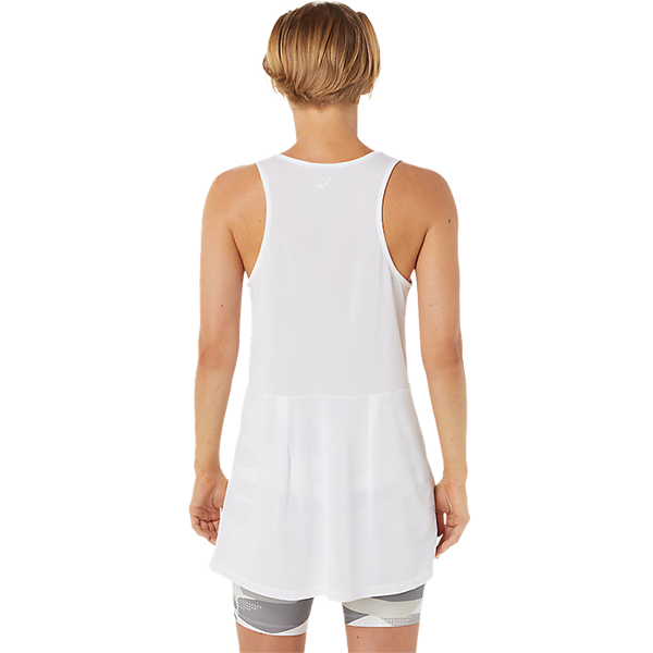 Women's New Strong 92 Dress, Asics Women's New Strong 92 Dress 101-BRILLIANT WHITE Alt View Rear