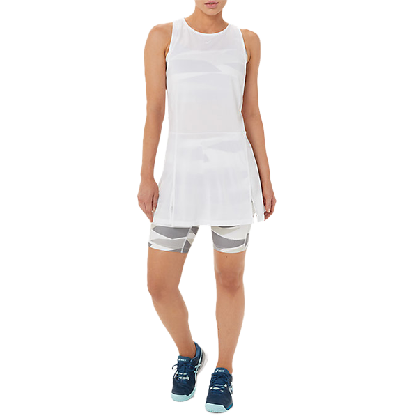 Women's New Strong 92 Dress, Asics Women's New Strong 92 Dress 101-BRILLIANT WHITE