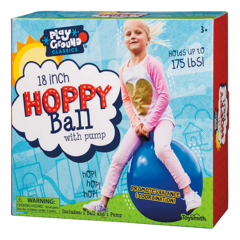 18 in Hoppy Ball, ToySmith 18" Hoppy Ball package