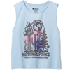 Parks Project Women's Feel the Earth Breathe Stamped Tank Light Blue